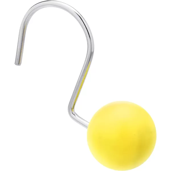 Amazon Basics Shower Curtain Hooks  Button BlueYellow
