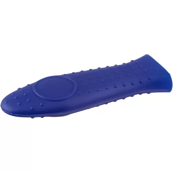 Amazon Basics Silicone Hot Skillet Rectangular Handle Cover Holder BlueBlue