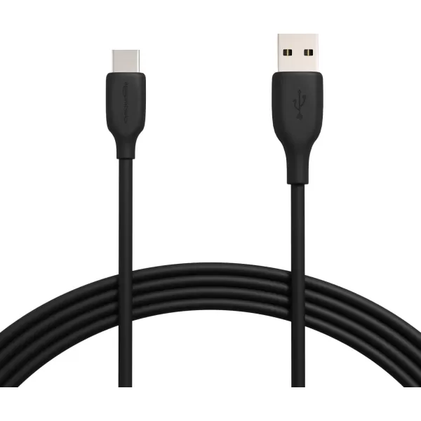 Amazon Basics USBC to USBA 20 Fast Charger Cable 480Mbps Speed USBIF Certified for Apple iPhone 15 iPad Samsung Galaxy Tablets Laptops 3 Foot WhiteBlack