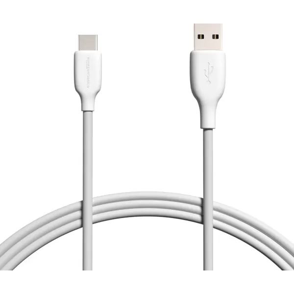 Amazon Basics USBC to USBA 20 Fast Charger Cable 480Mbps Speed USBIF Certified for Apple iPhone 15 iPad Samsung Galaxy Tablets Laptops 3 Foot WhiteWhite