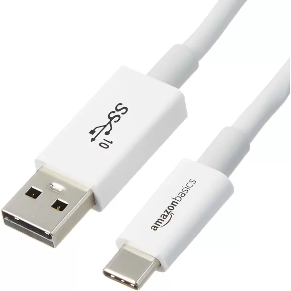 Amazon Basics USBC to USBA 31 Gen 2 Adapter Charger Cable Fast Charger 10Gbps HighSpeed USBIF Certified for Apple iPhone 15 iPad Samsung Galaxy Tablets Laptops 3 Foot BlackWhite