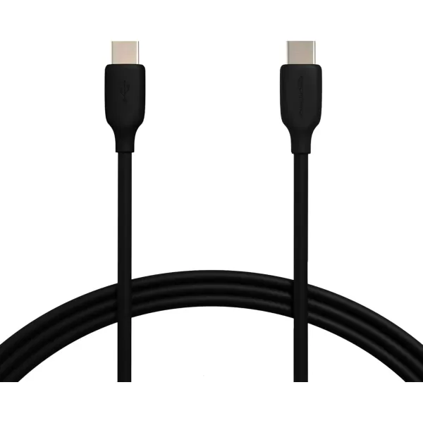 Amazon Basics USBC to USBC 20 Fast Charger Cable 480Mbps Speed USBIF Certified for Apple iPhone 15 iPad Samsung Galaxy Tablets Laptops 3 Foot WhiteBlack