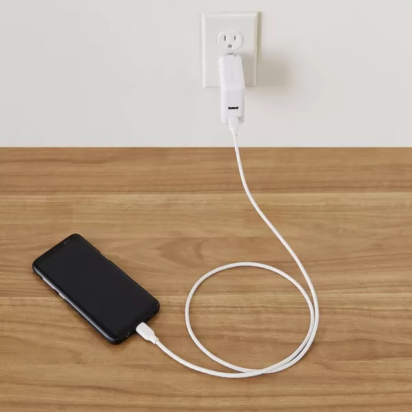 Amazon Basics USBC to USBC 20 Fast Charger Cable 480Mbps Speed USBIF Certified for Apple iPhone 15 iPad Samsung Galaxy Tablets Laptops 3 Foot WhiteWhite