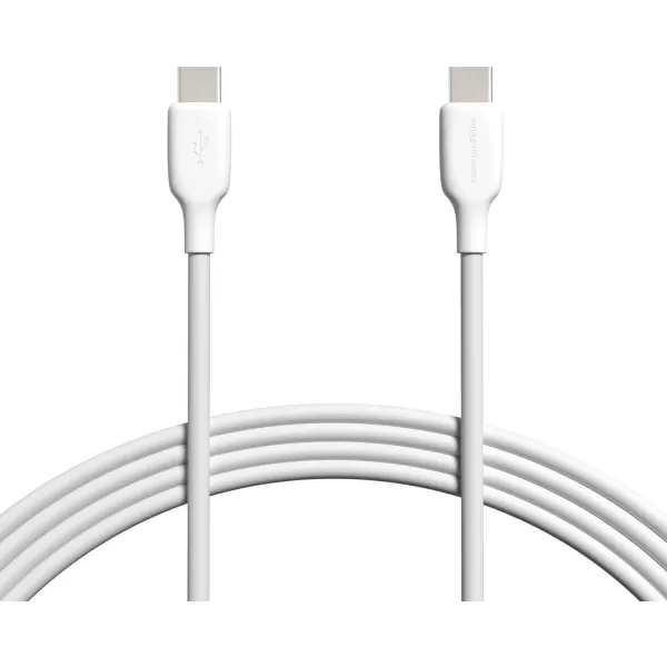Amazon Basics USBC to USBC 20 Fast Charger Cable 480Mbps Speed USBIF Certified for Apple iPhone 15 iPad Samsung Galaxy Tablets Laptops 3 Foot WhiteWhite