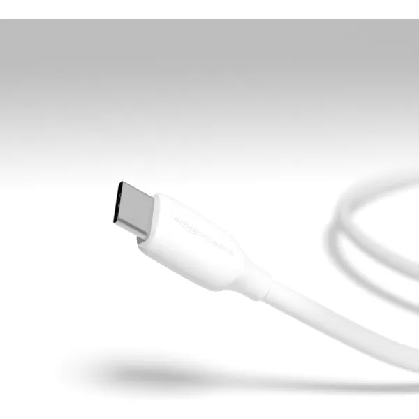 Amazon Basics USBC to USBC 20 Fast Charger Cable 480Mbps Speed USBIF Certified for Apple iPhone 15 iPad Samsung Galaxy Tablets Laptops 3 Foot WhiteWhite