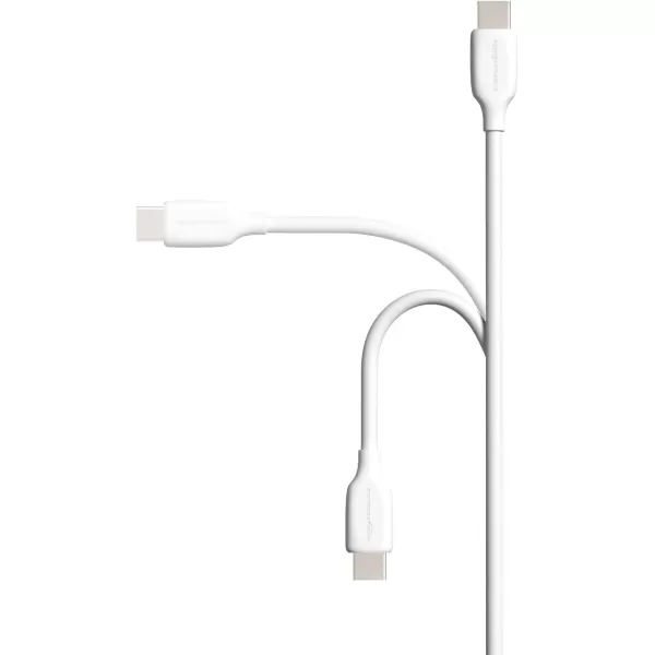 Amazon Basics USBC to USBC 20 Fast Charger Cable 480Mbps Speed USBIF Certified for Apple iPhone 15 iPad Samsung Galaxy Tablets Laptops 3 Foot WhiteWhite