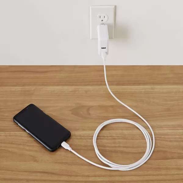Amazon Basics USBC to USBC 20 Fast Charger Cable 480Mbps Speed USBIF Certified for Apple iPhone 15 iPad Samsung Galaxy Tablets Laptops 3 Foot WhiteWhite