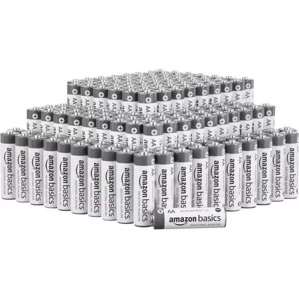 Amazon Basics  AA Industrial alkaline Batteries 450 Count 3 Pack of 150150 Count Pack of 1