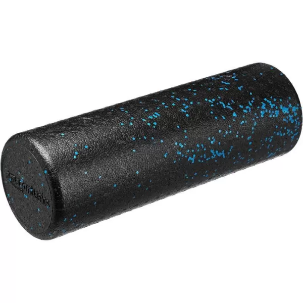 Amazon Basics HighDensity Round Foam Roller for Exercise Massage Muscle RecoveryBlue Speckled