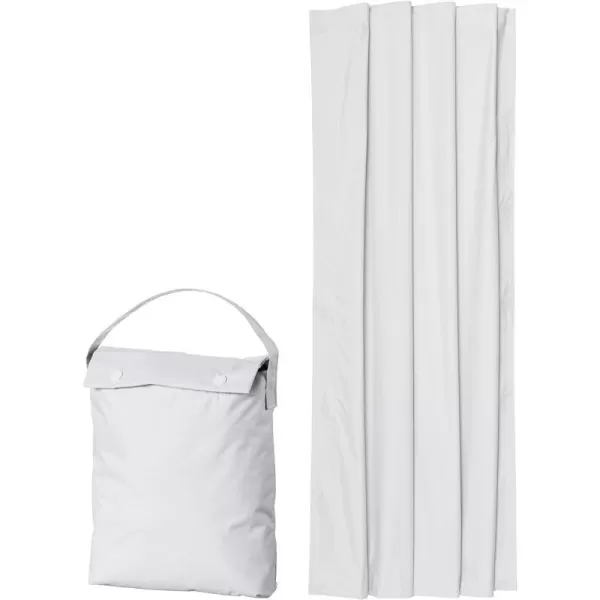 Amazon Basics Portable Window Blackout Curtain Shade with Suction Cups for Travel  50 x 78 Beige  1PackWhite
