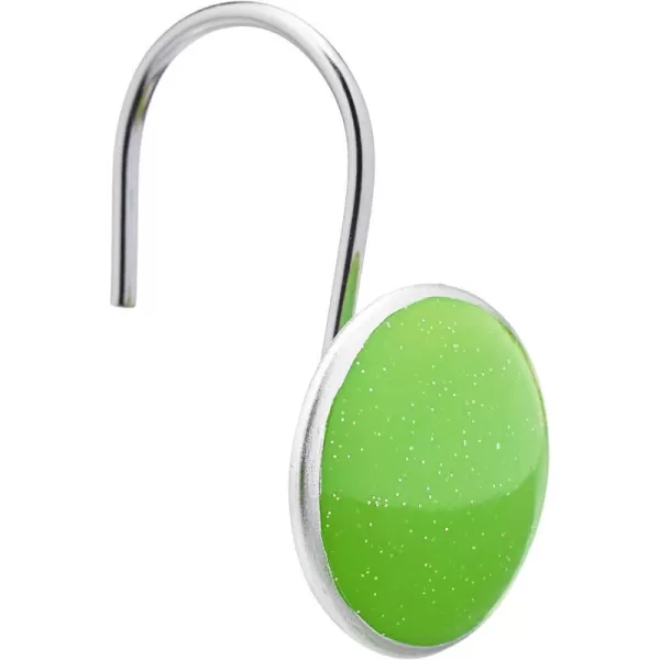 Amazon Basics Shower Curtain Hooks  Button BlueGreen