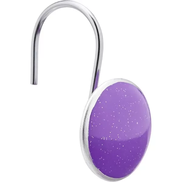 Amazon Basics Shower Curtain Hooks  Button BluePurple