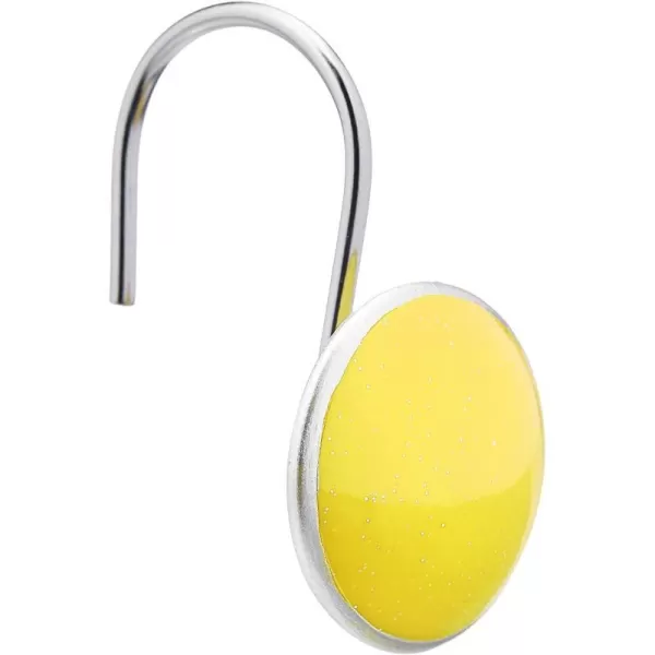 Amazon Basics Shower Curtain Hooks  Button BlueYellow