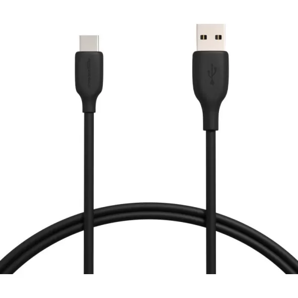 Amazon Basics USBC to USBA 20 Fast Charger Cable 480Mbps Speed USBIF Certified for Apple iPhone 15 iPad Samsung Galaxy Tablets Laptops 3 Foot WhiteBlack