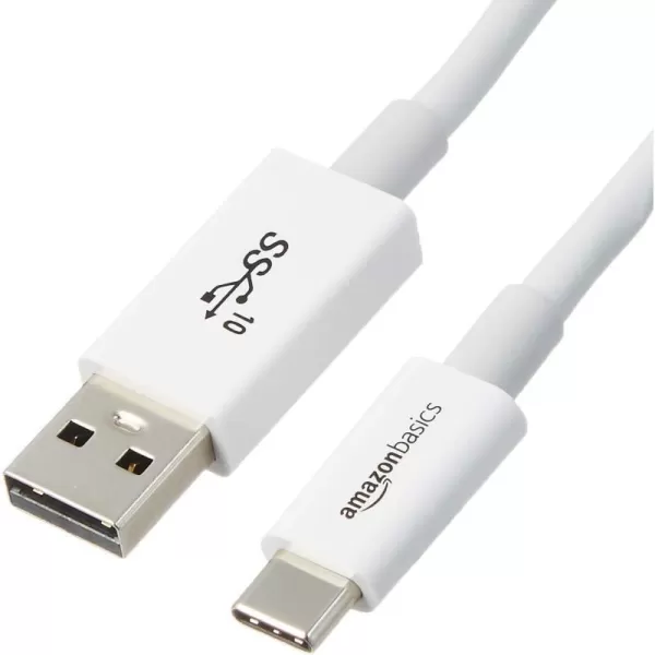 Amazon Basics USBC to USBA 31 Gen 2 Adapter Charger Cable Fast Charger 10Gbps HighSpeed USBIF Certified for Apple iPhone 15 iPad Samsung Galaxy Tablets Laptops 3 Foot BlackWhite