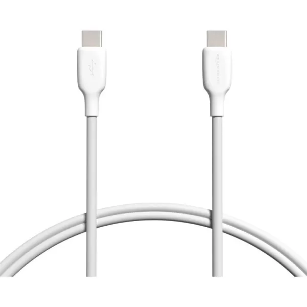 Amazon Basics USBC to USBC 20 Fast Charger Cable 480Mbps Speed USBIF Certified for Apple iPhone 15 iPad Samsung Galaxy Tablets Laptops 3 Foot WhiteWhite