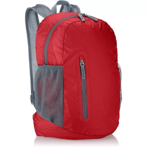 Amazon Basics Ultralight Portable Packable Day PackRed