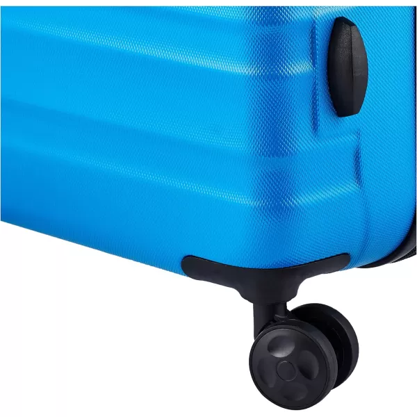 Amazon Basics Expandable Hardside Luggage Suitcase with Wheels 30Inch Spinner with Four Spinner Wheels and ScratchResistant Surface BlackLight Blue