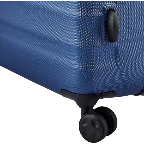 Amazon Basics Expandable Hardside Luggage Suitcase with Wheels 30Inch Spinner with Four Spinner Wheels and ScratchResistant Surface BlackNavy Blue