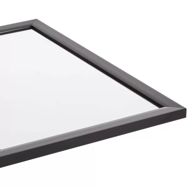Amazon Basics Rectangular Wall Mount Mirror 24 x 36 Wide Trim Nickel 1018483410A60Black