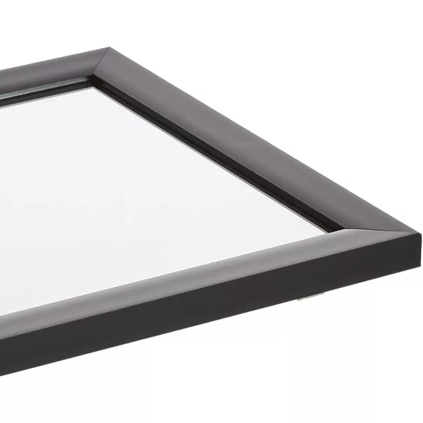 Amazon Basics Rectangular Wall Mount Mirror 24 x 36 Wide Trim Nickel 1018483410A60Black