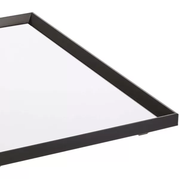 Amazon Basics Rectangular Wall Mount Mirror 24 x 36 Wide Trim Nickel 1018483410A60Black
