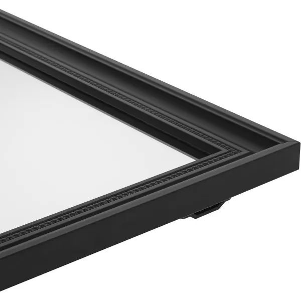 Amazon Basics Rectangular Wall Mount Mirror 24 x 36 Wide Trim Nickel 1018483410A60Black