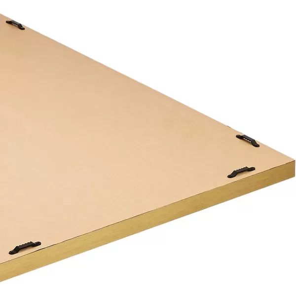 Amazon Basics Rectangular Wall Mount Mirror 24 x 36 Wide Trim Nickel 1018483410A60Brass