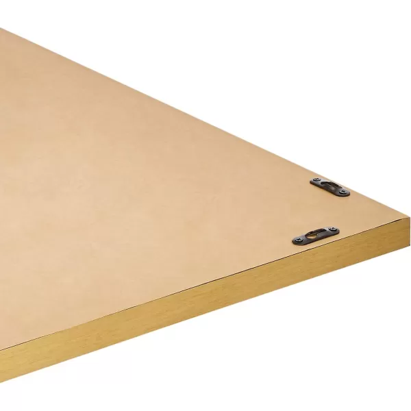 Amazon Basics Rectangular Wall Mount Mirror 24 x 36 Wide Trim Nickel 1018483410A60Brass