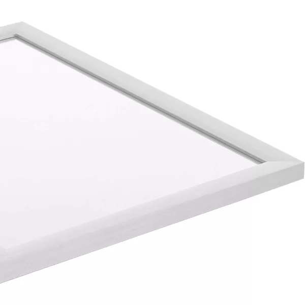 Amazon Basics Rectangular Wall Mount Mirror 24 x 36 Wide Trim Nickel 1018483410A60Nickel