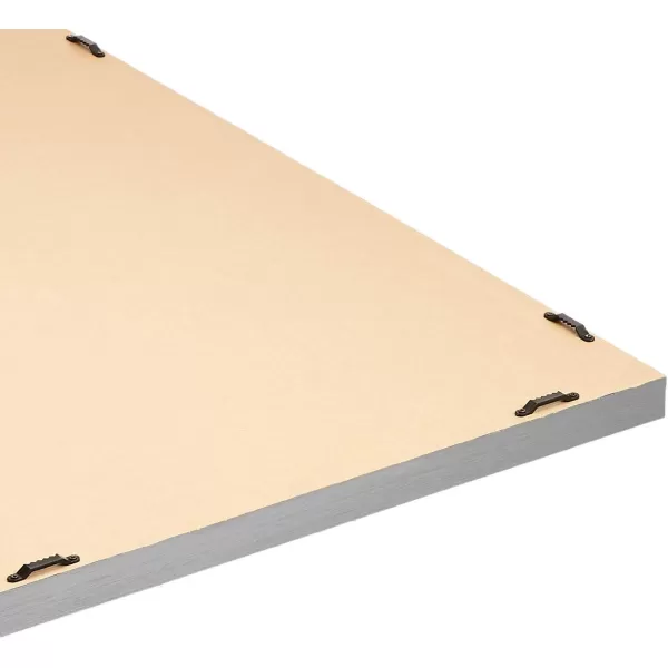 Amazon Basics Rectangular Wall Mount Mirror 24 x 36 Wide Trim Nickel 1018483410A60Nickel