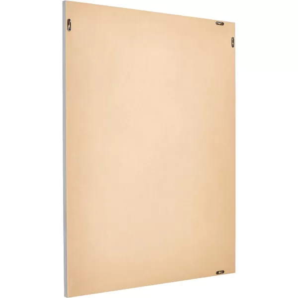 Amazon Basics Rectangular Wall Mount Mirror 24 x 36 Wide Trim Nickel 1018483410A60Nickel