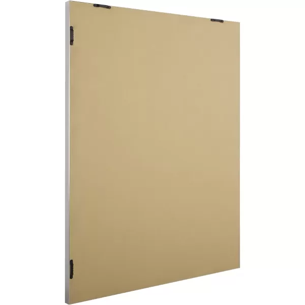 Amazon Basics Rectangular Wall Mount Mirror 24 x 36 Wide Trim Nickel 1018483410A60Nickel
