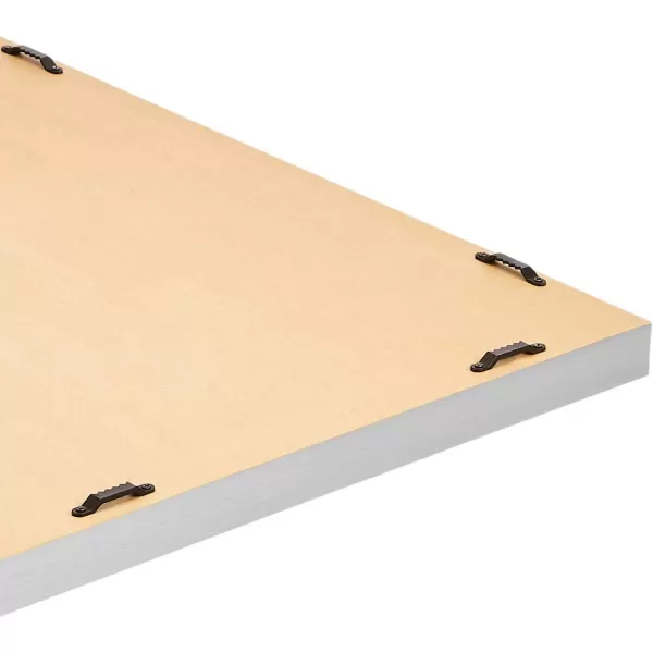 Amazon Basics Rectangular Wall Mount Mirror 24 x 36 Wide Trim Nickel 1018483410A60Nickel