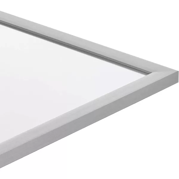 Amazon Basics Rectangular Wall Mount Mirror 24 x 36 Wide Trim Nickel 1018483410A60Nickel