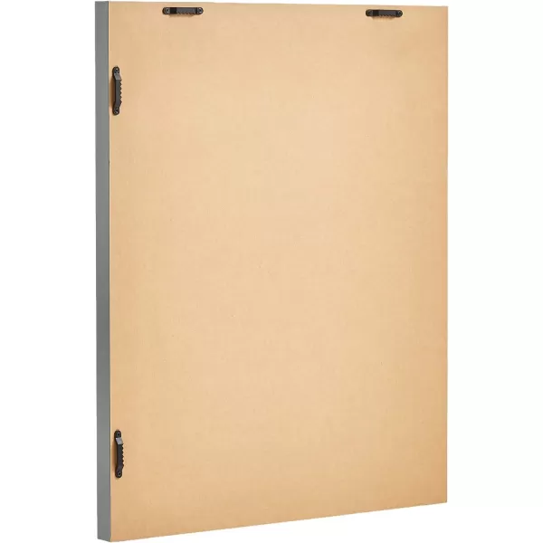 Amazon Basics Rectangular Wall Mount Mirror 24 x 36 Wide Trim Nickel 1018483410A60Nickel