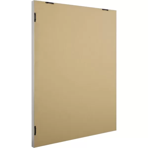 Amazon Basics Rectangular Wall Mount Mirror 24 x 36 Wide Trim Nickel 1018483410A60Nickel