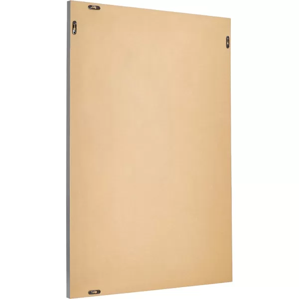 Amazon Basics Rectangular Wall Mount Mirror 24 x 36 Wide Trim Nickel 1018483410A60Nickel