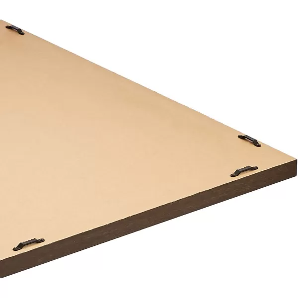 Amazon Basics Rectangular Wall Mount Mirror 24 x 36 Wide Trim Nickel 1018483410A60Walnut