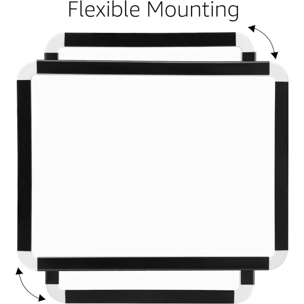Amazon Basics Small Dry Erase Whiteboard Magnetic White Board with Marker and Magnets  85 x 11 PlasticAluminum Frame85x11