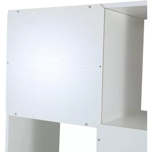 Amazon Basics Storage Cube Shelf Organizer 9 Cubes White 117quot D x 359quot W x 359quot HWhite