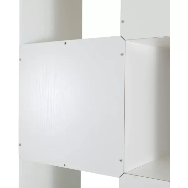 Amazon Basics Storage Cube Shelf Organizer 9 Cubes White 117quot D x 359quot W x 359quot HWhite