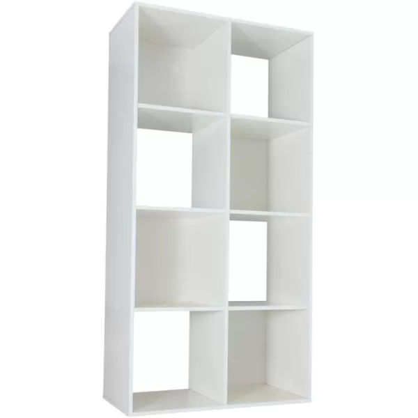 Amazon Basics Storage Cube Shelf Organizer 9 Cubes White 117quot D x 359quot W x 359quot HWhite