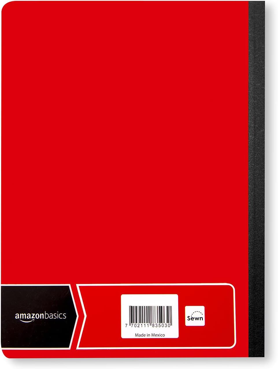 Amazon Basics Wide Ruled Composition Notebook 4Pack 100Sheet Assorted Marble Colors4Pack Assorted Solid