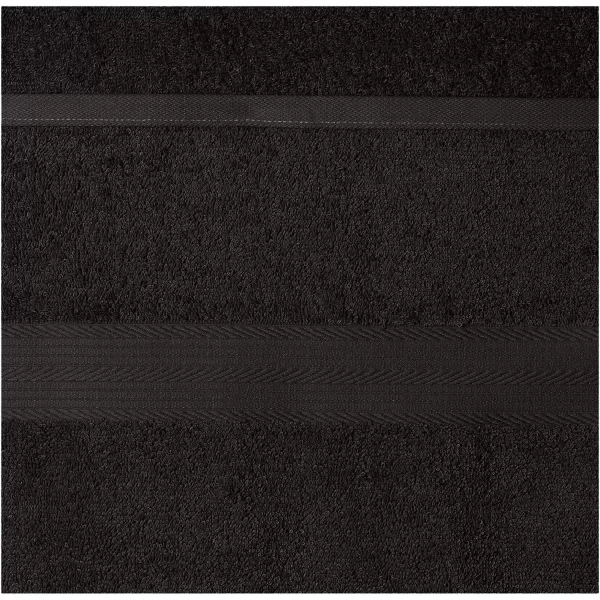 Amazon Basics  6 Piece Fade Resistant Oversize Bath Towel Hand and Washcloth Set 100 Cotton TealBlack