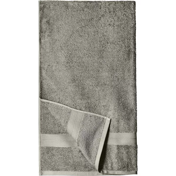 Amazon Basics  6 Piece Fade Resistant Oversize Bath Towel Hand and Washcloth Set 100 Cotton TealGray