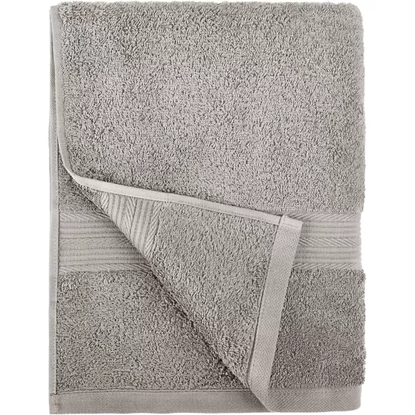Amazon Basics  6 Piece Fade Resistant Oversize Bath Towel Hand and Washcloth Set 100 Cotton TealGray