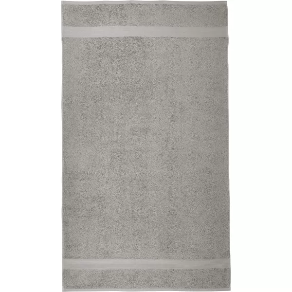Amazon Basics  6 Piece Fade Resistant Oversize Bath Towel Hand and Washcloth Set 100 Cotton TealGray