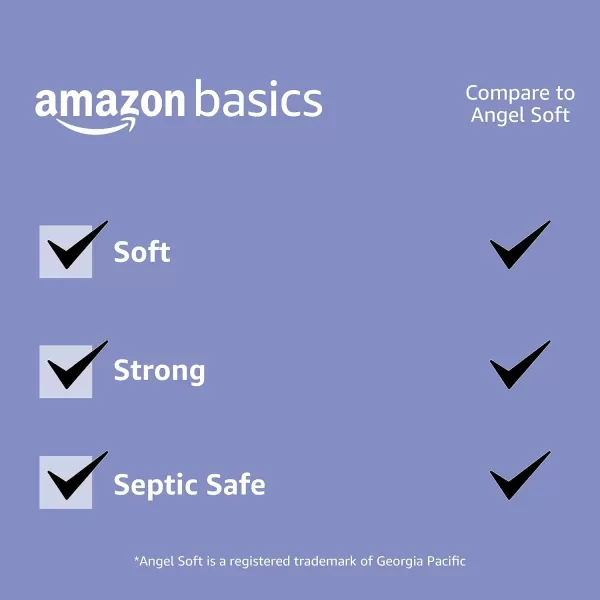 Amazon Basics 2Ply Toilet Paper 30 Rolls  120 Regular Rolls 350 Sheets Pack of 30 Unscented350 sheet Pack of 30