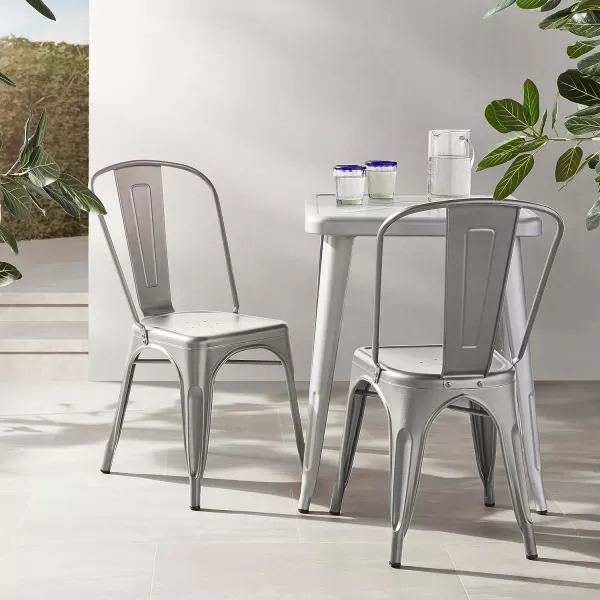 Amazon Basics 33DC01S4BK Chair 4 Pack 201D x 171W x 335H Matte BlackDark Grey